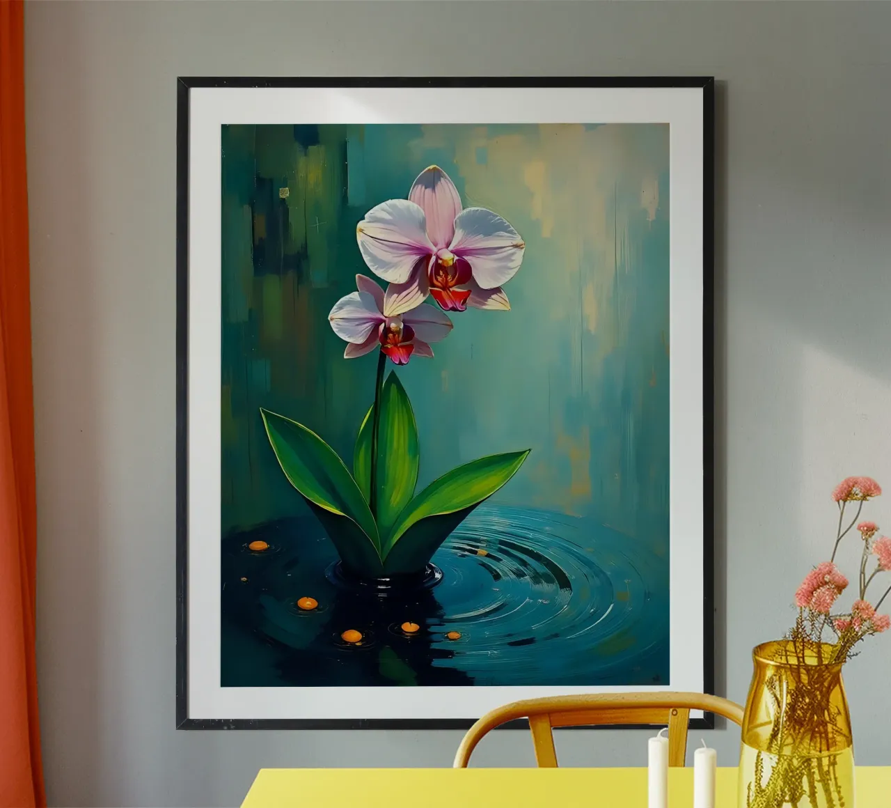 Style_orchidée_B_3 poster de Farb- und Blütenzauber by LK