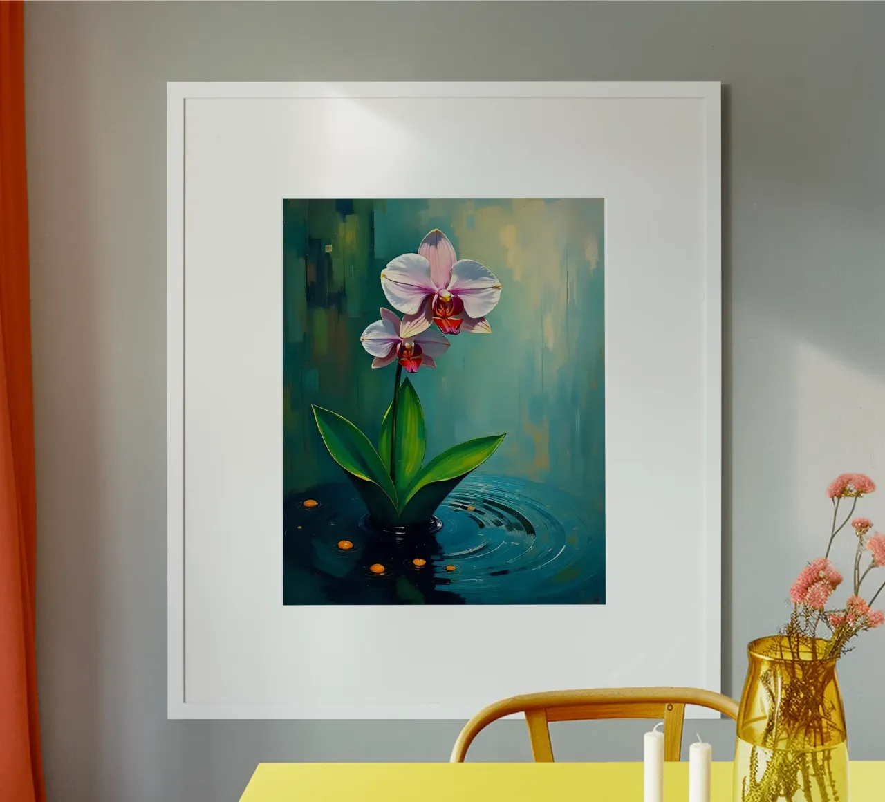 Style_orchidée_B_3 poster de Farb- und Blütenzauber by LK
