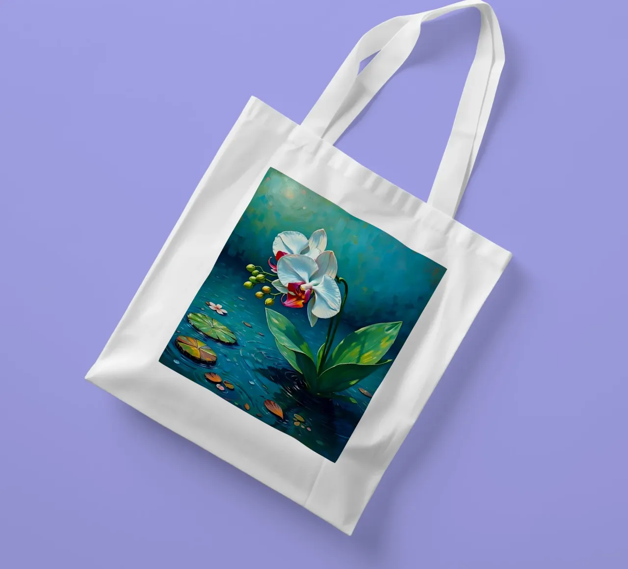 Style_orchidée_B_4 tote bag de Farb- und Blütenzauber by LK