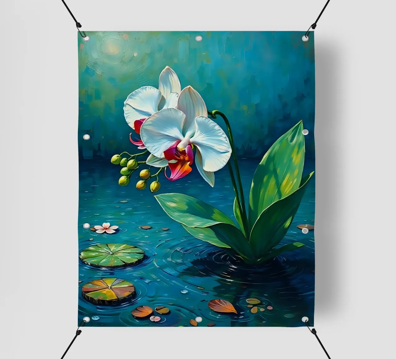 Stile_orchidea_B_4 telo in pvc da Farb- und Blütenzauber by LK