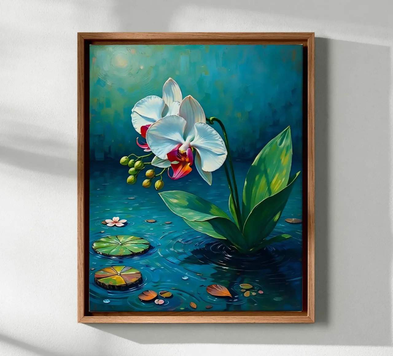 Orchidee_Stil_B_4 Leinwand von Farb- und Blütenzauber by LK