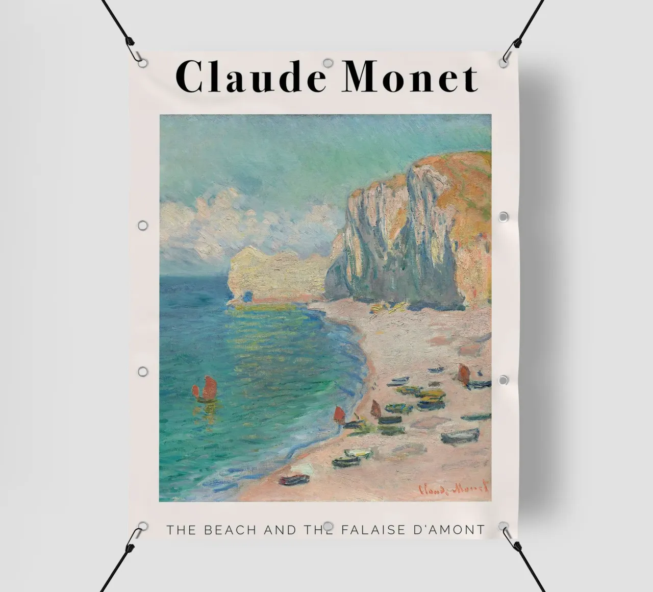 Claude Monet - Beach telo in pvc da Trending Art Company