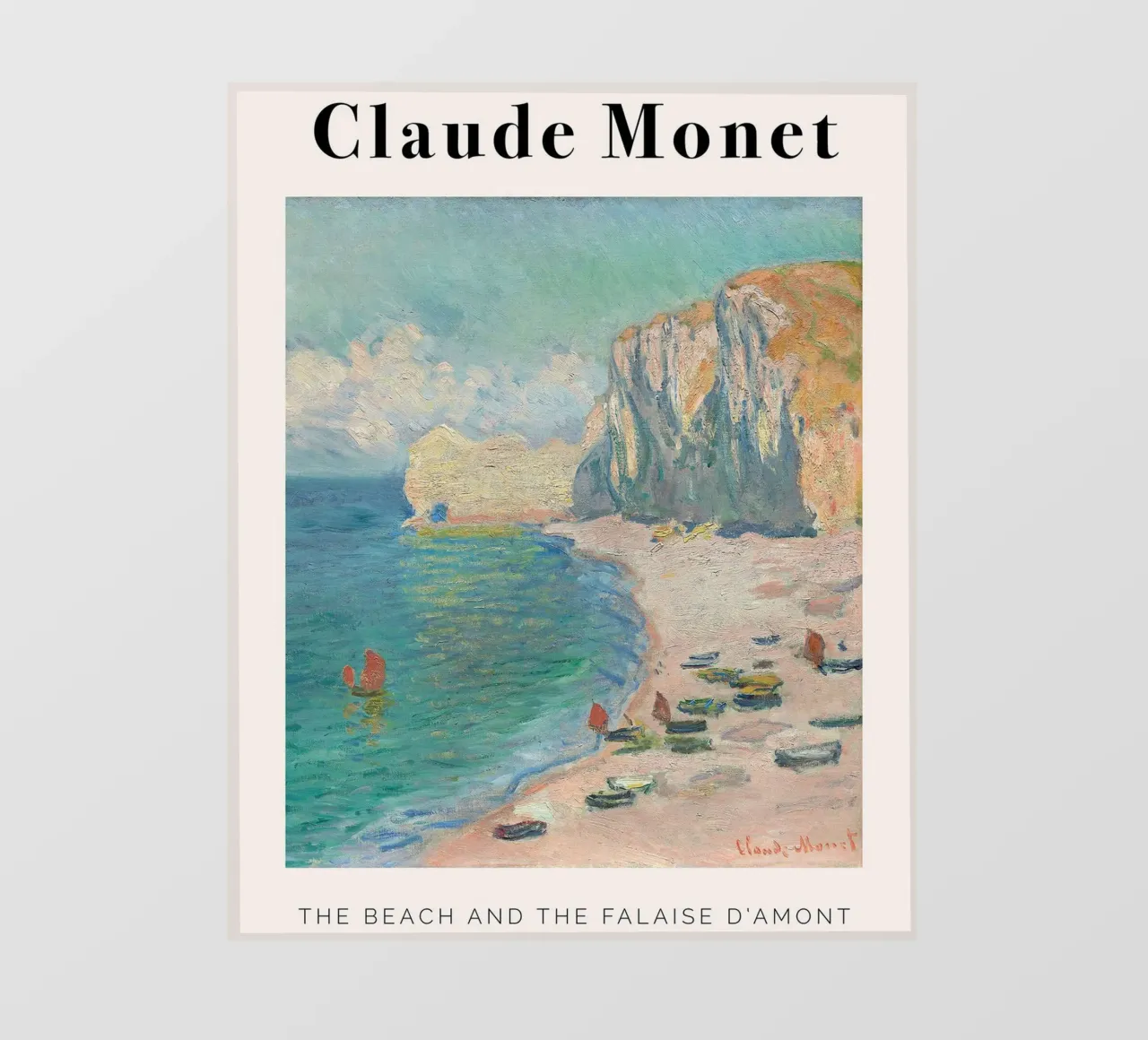 Claude Monet - Beach telo in pvc da Trending Art Company