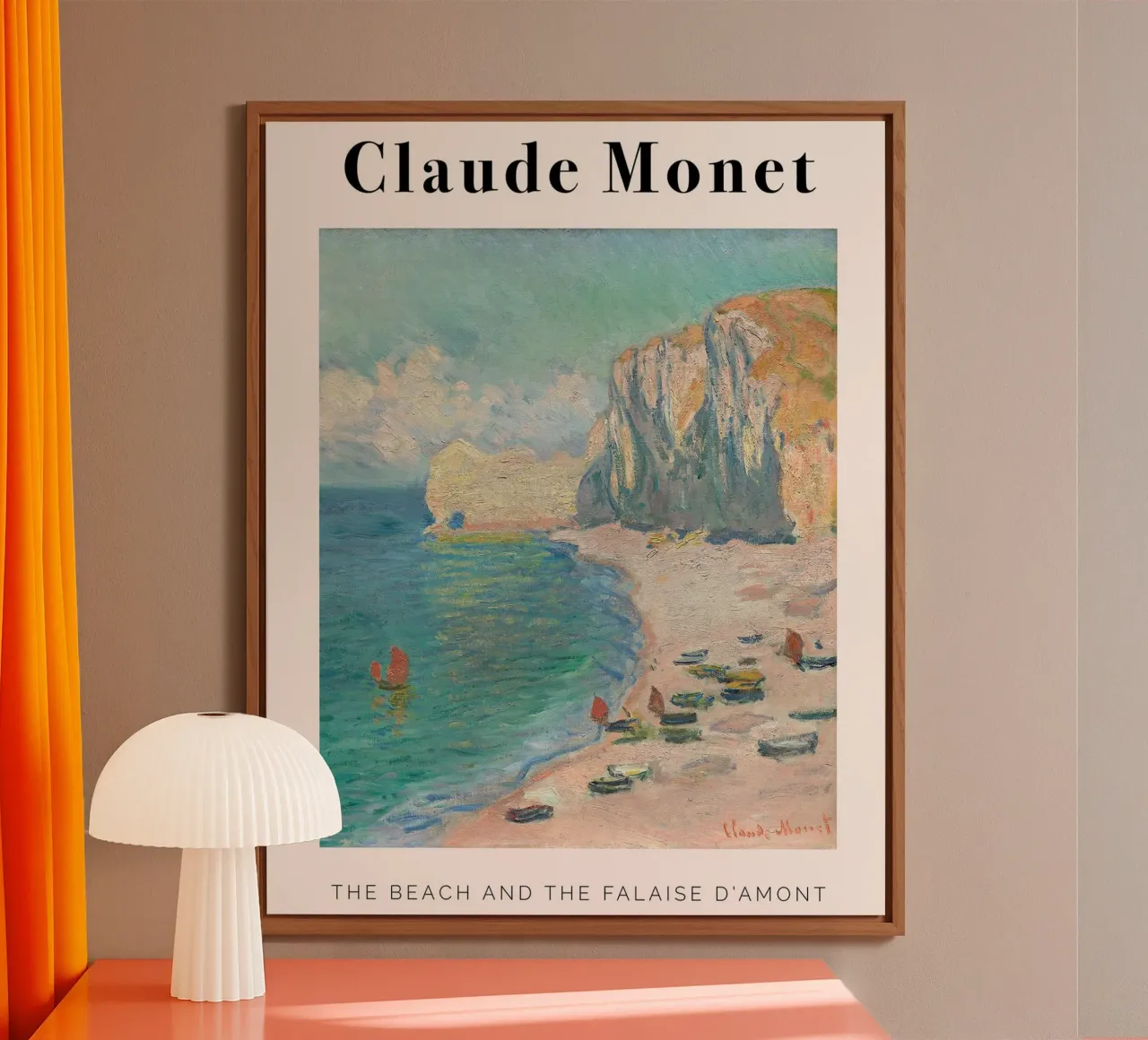 Claude Monet - Beach alluminio dibond da Trending Art Company