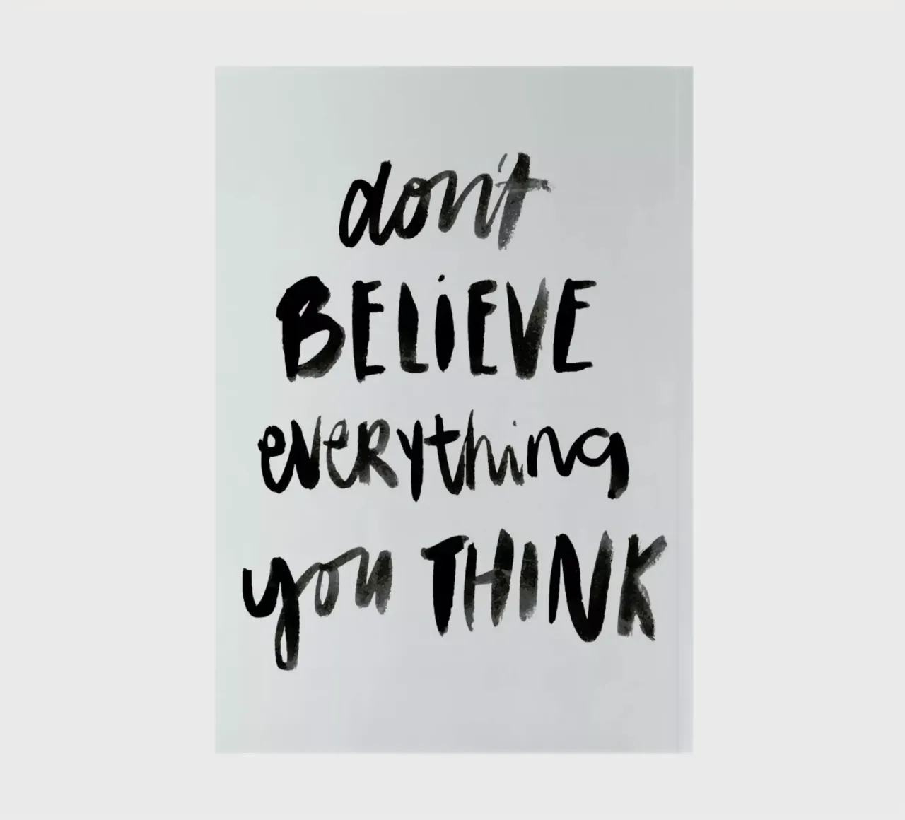 Dont Believe notebook by Dead Language