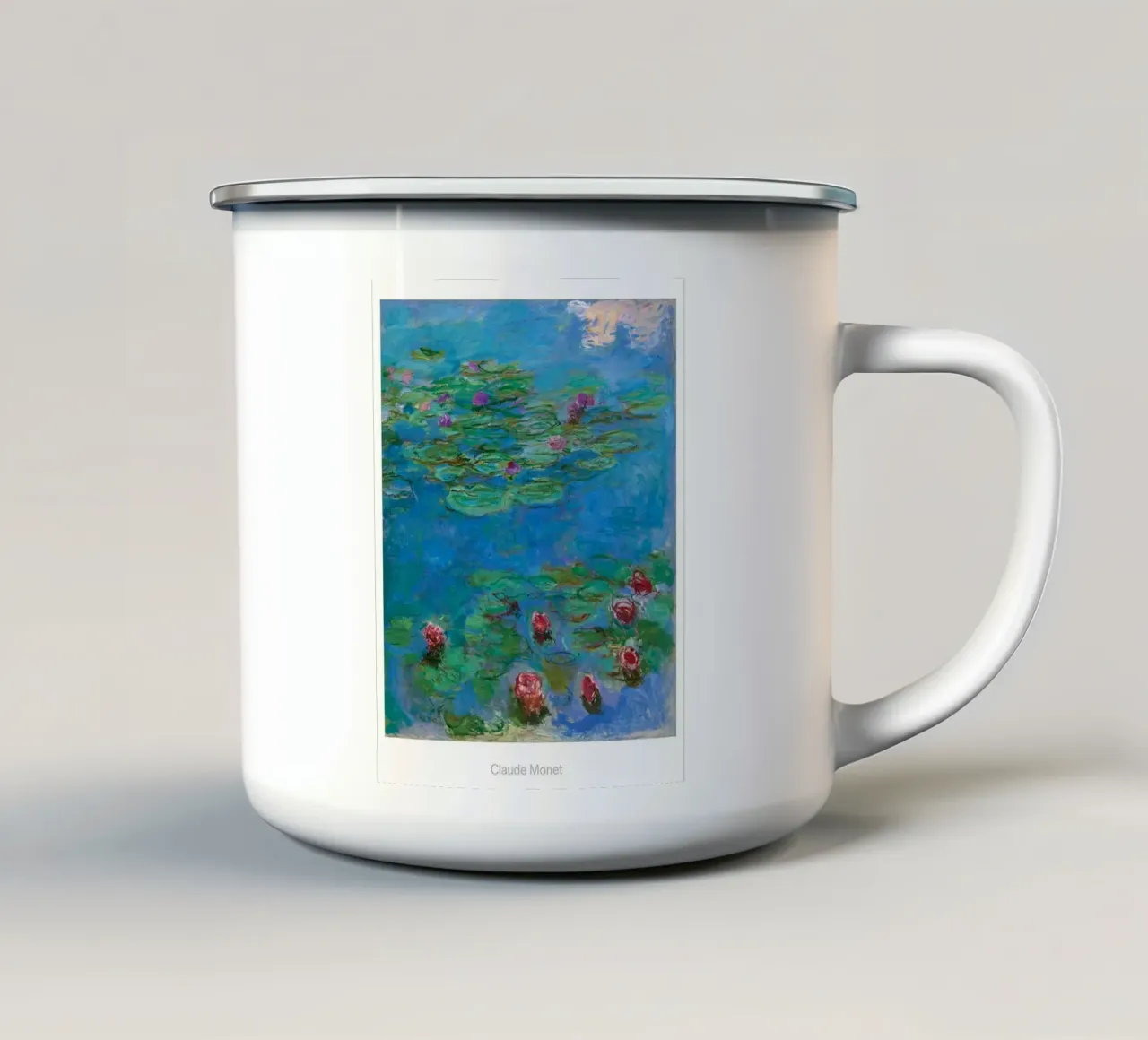 Claude Monet tazza in smalto da Trending Art Company