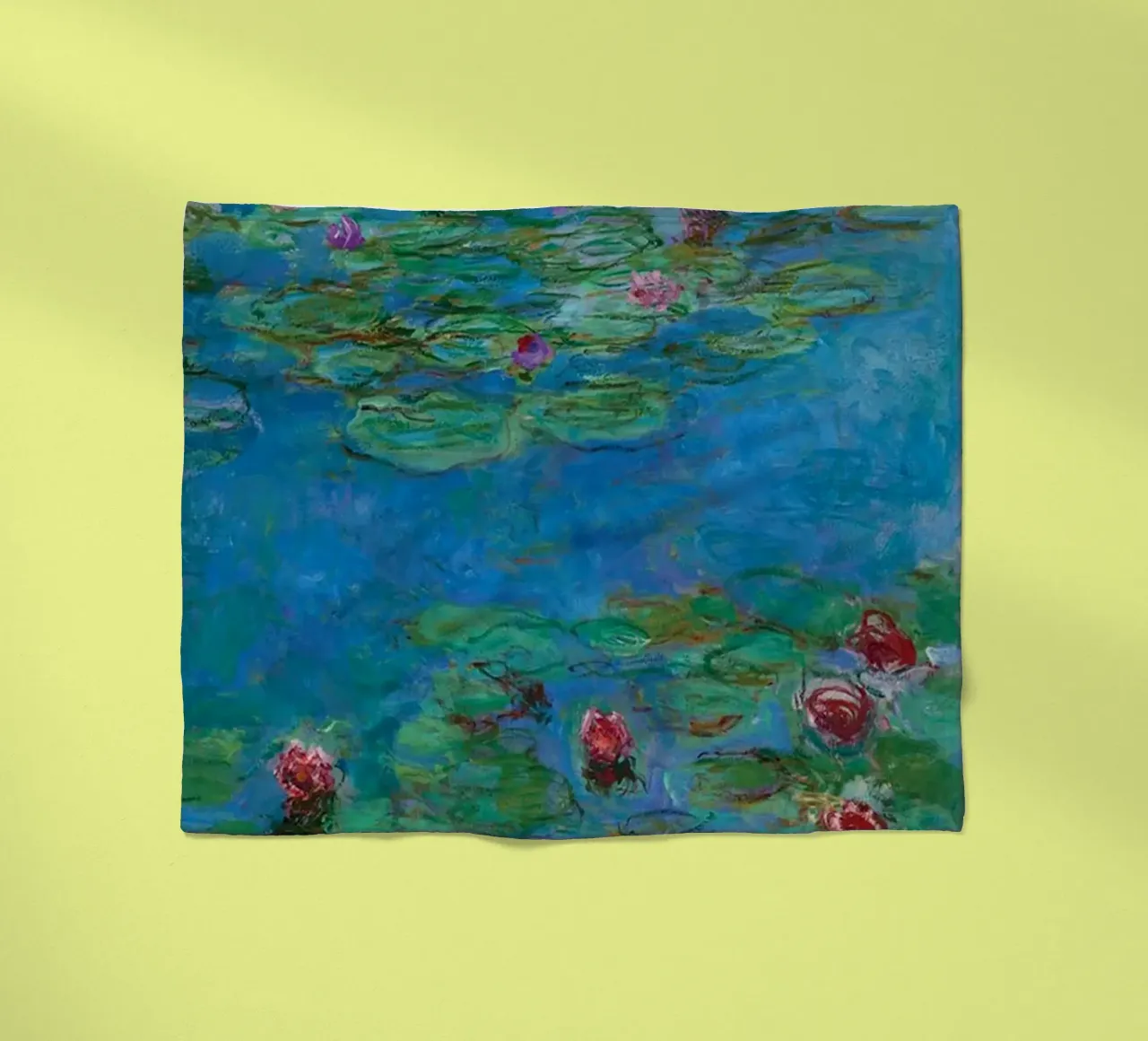 Claude Monet coperta in pile da Trending Art Company