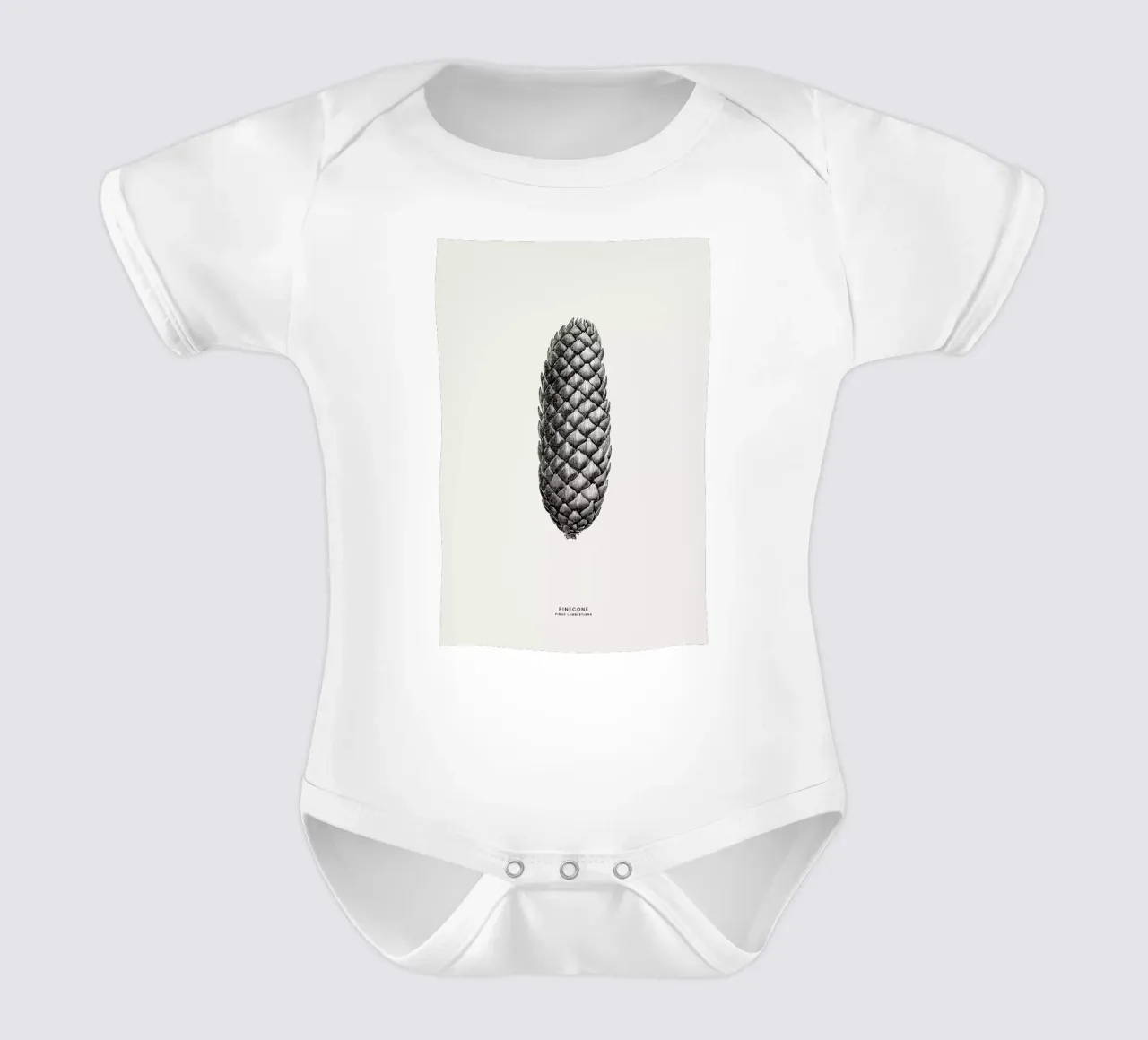 Pine Cone III body neonato maniche corte da Flora & Fauna