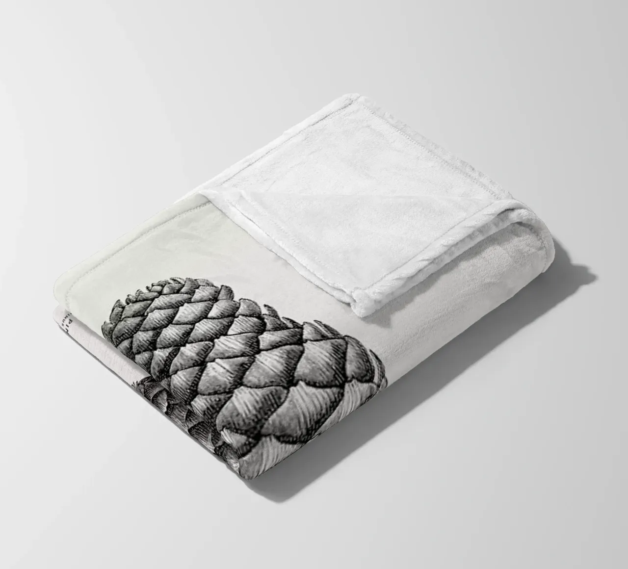 Pine Cone III coperta in pile da Flora & Fauna