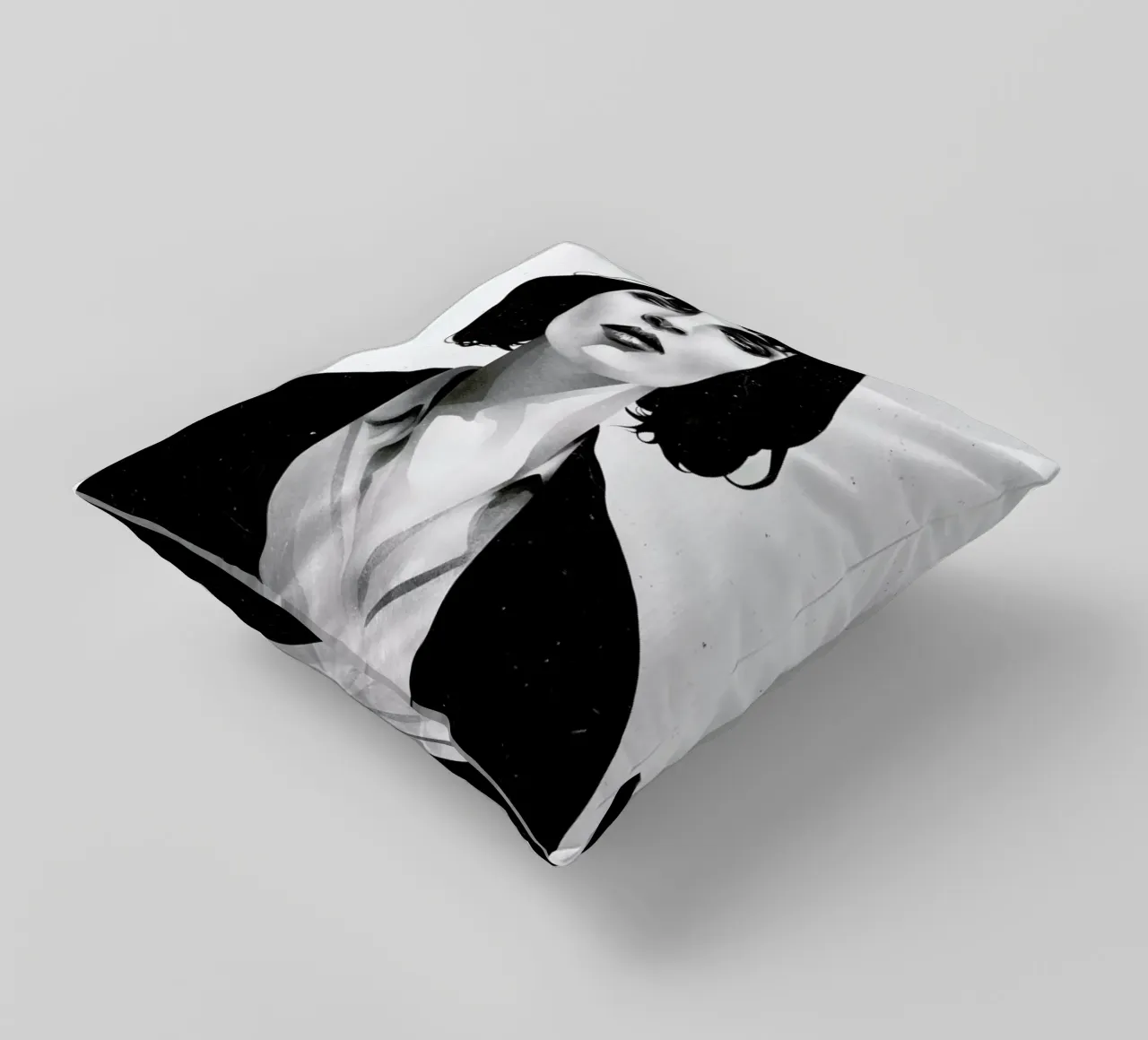 Mrs Mia Wallace decorative cushion by Ruben Ireland