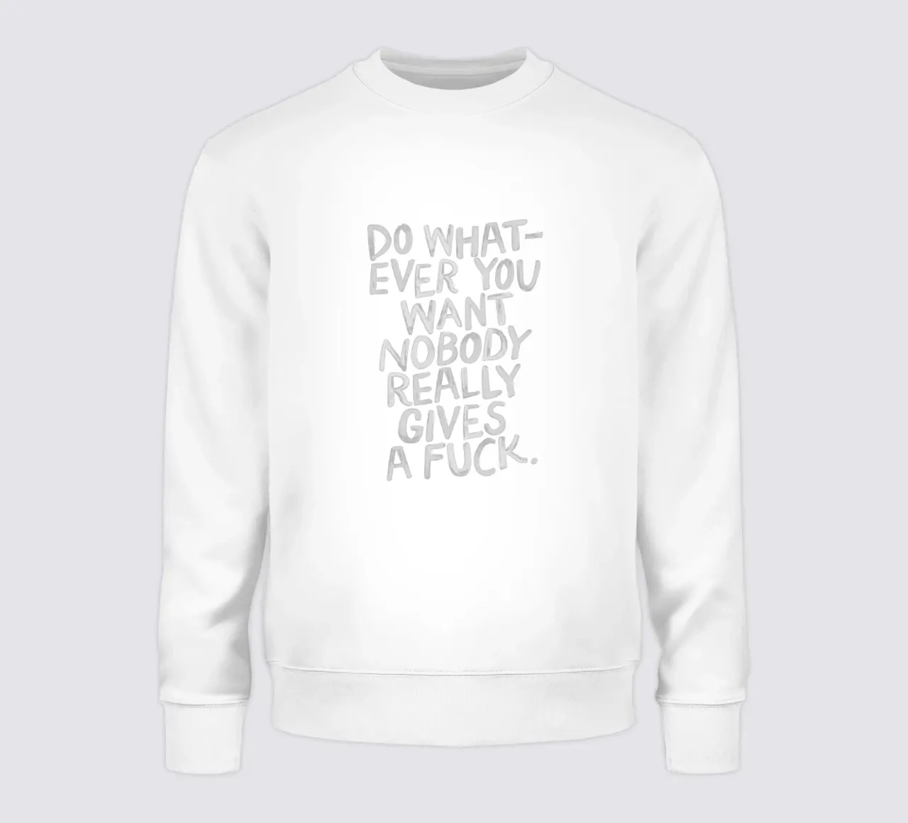 Fai quello che vuoi, a nessuno frega un cazzo del design sassarese felpa da THE MOTIVATED TYPE