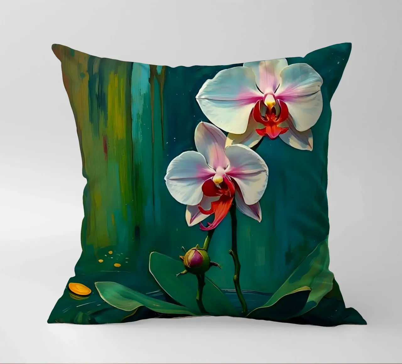 Stile_orchidea_B_5 cuscino da Farb- und Blütenzauber by LK