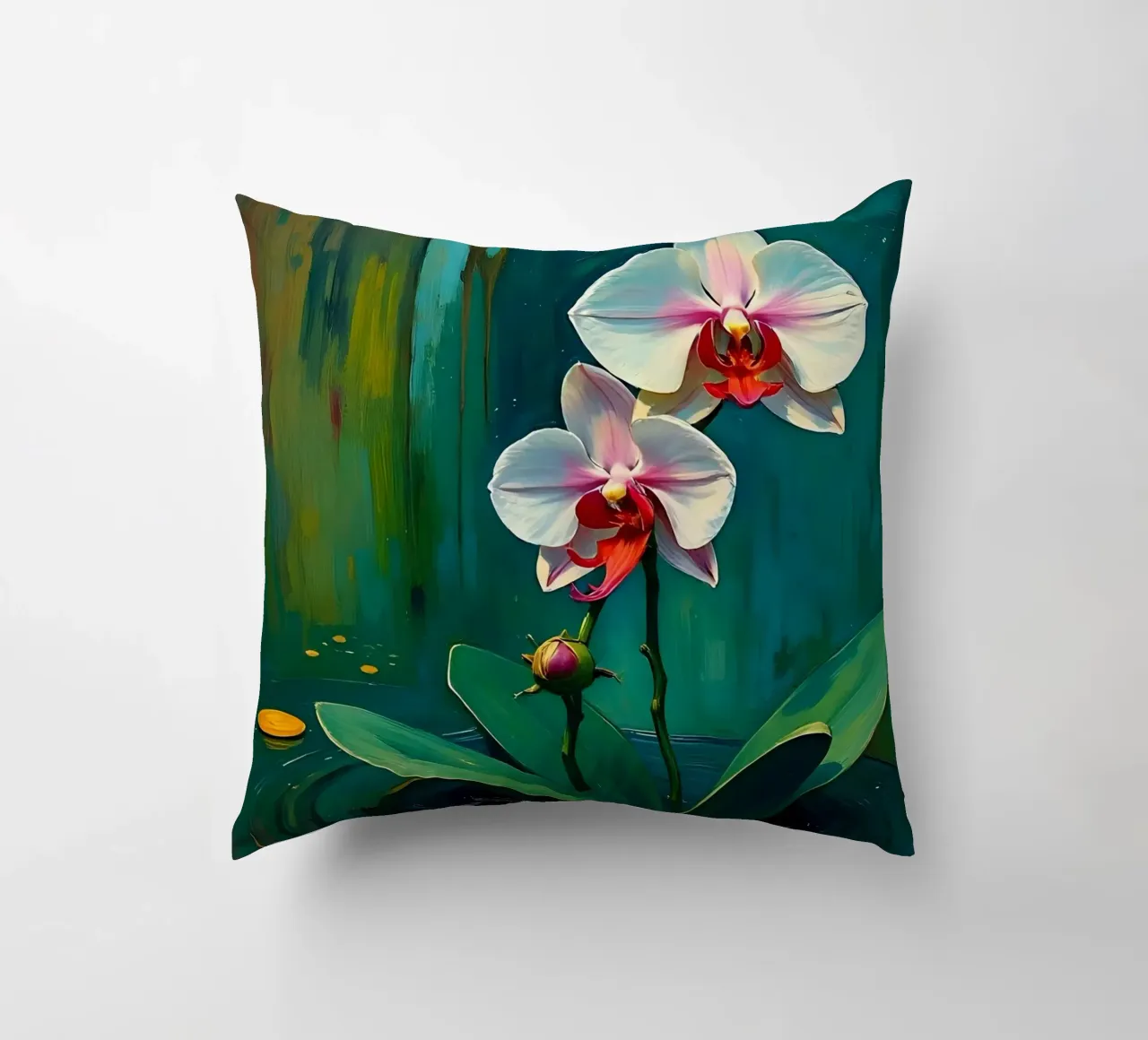 Stile_orchidea_B_5 cuscino da Farb- und Blütenzauber by LK