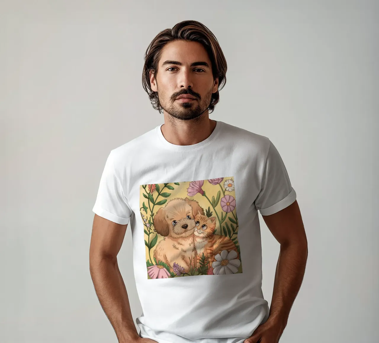 Lien affectueux avec la fourrure t-shirt de Timeless Huse