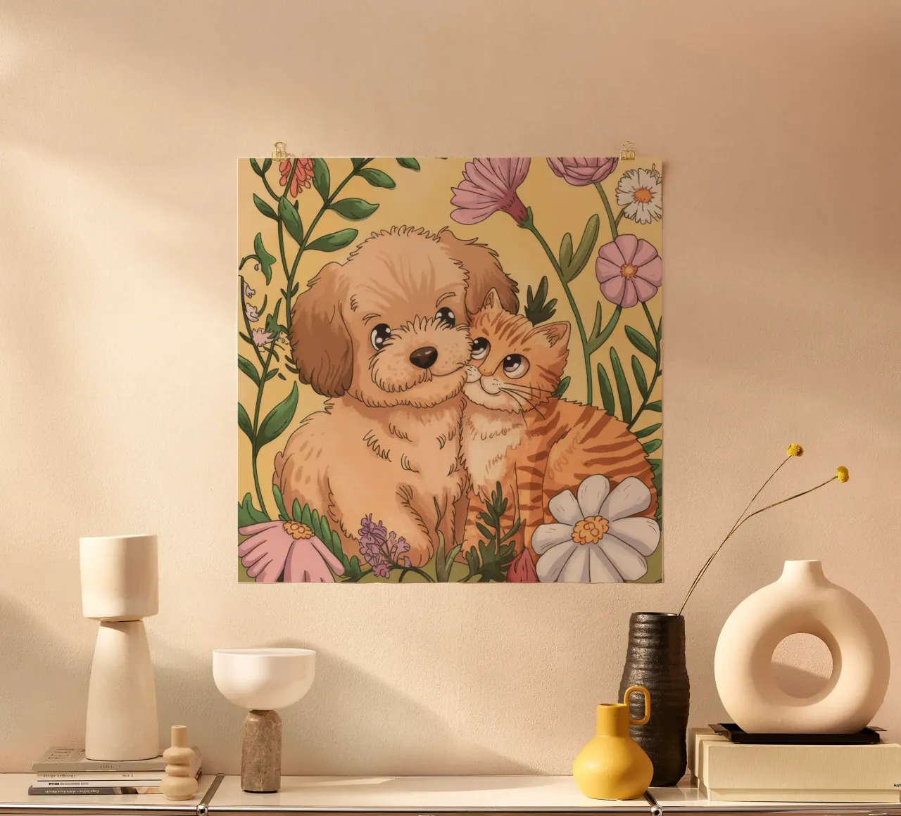 Lien affectueux avec la fourrure hahnemühle de Timeless Huse
