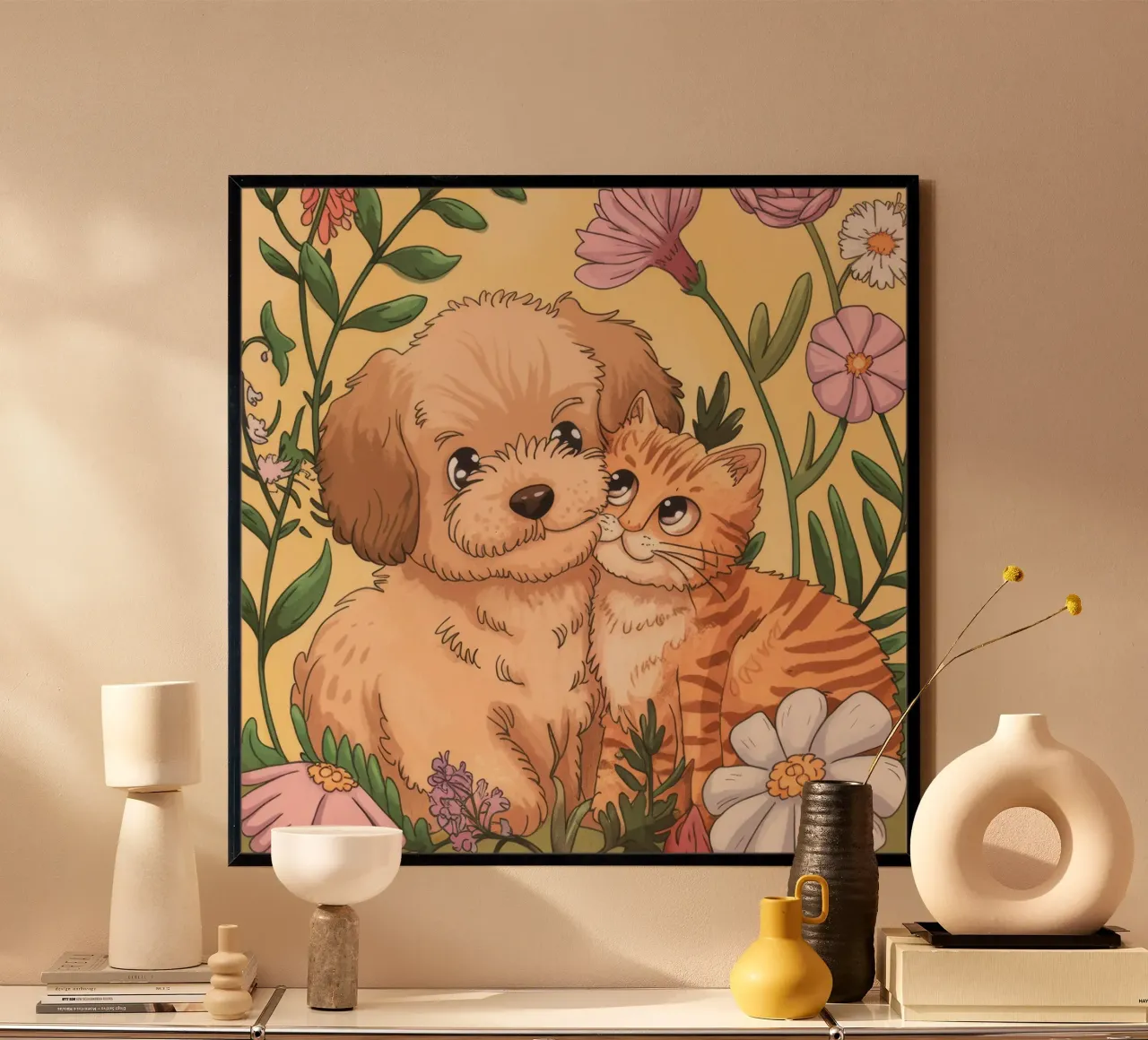 Lien affectueux avec la fourrure hahnemühle de Timeless Huse