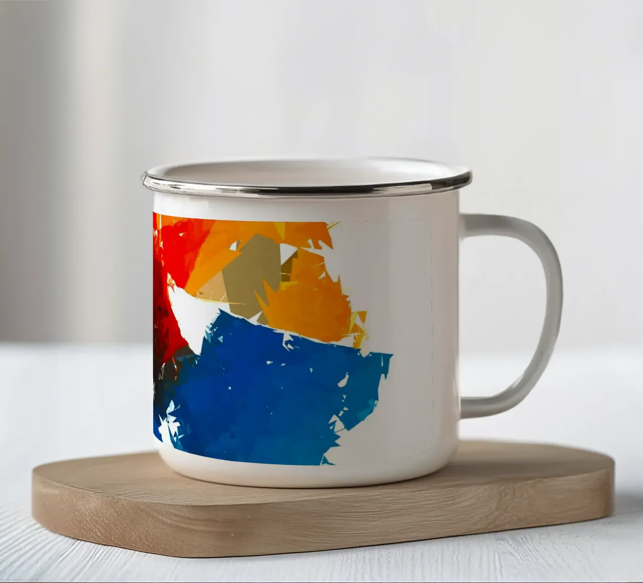 Abstract1110 tazza in smalto da artlodia-Peter Lorenz