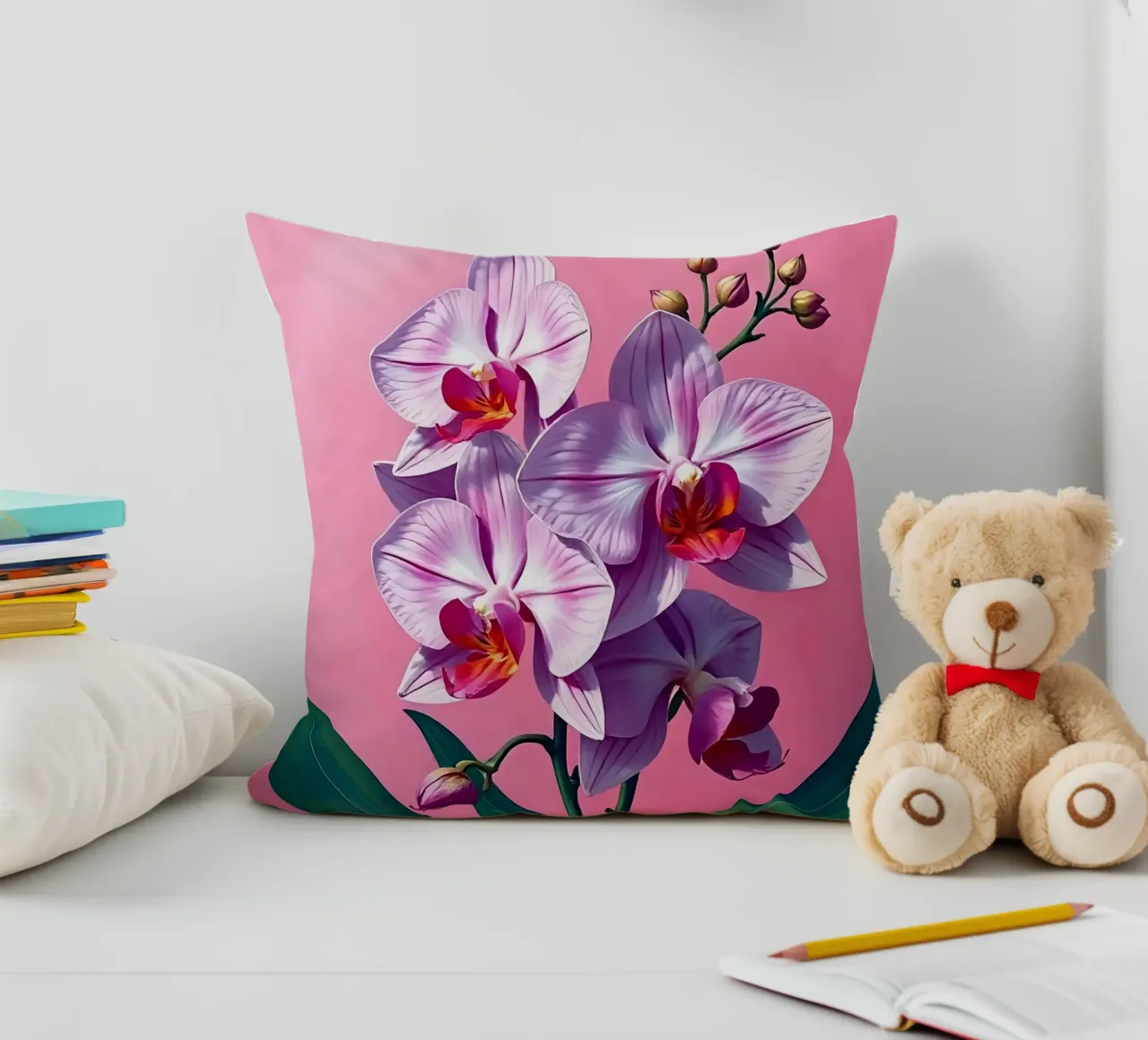 Stile_orchidea_C_1 cuscino da Farb- und Blütenzauber by LK