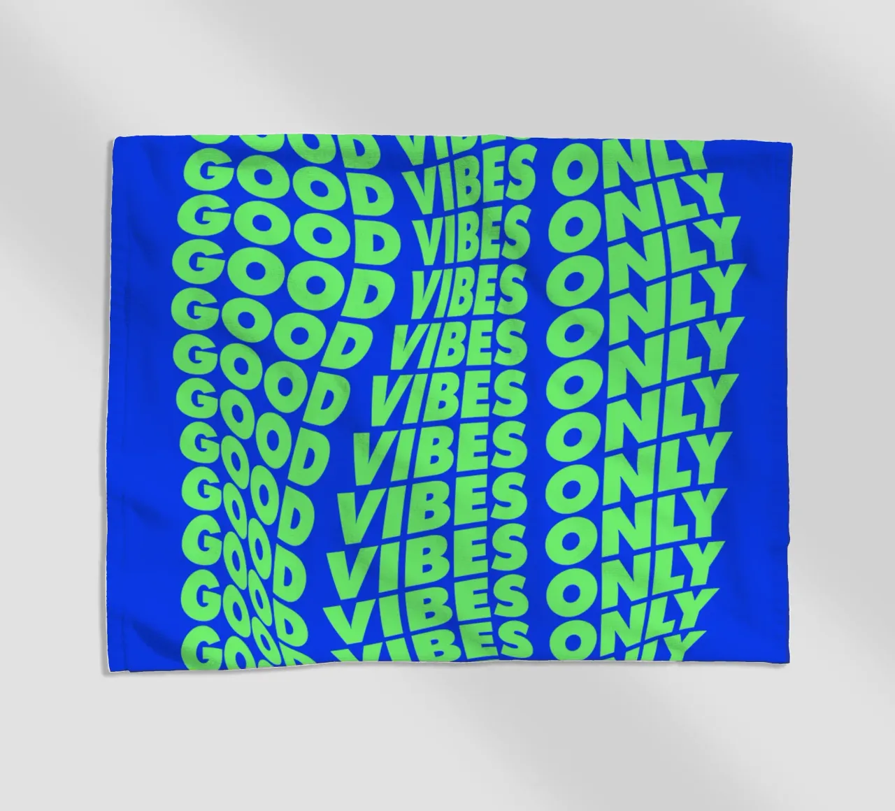 Good Vibes Only Modern Decorative Uplifting Typography Print toalla de playa de THE MOTIVATED TYPE