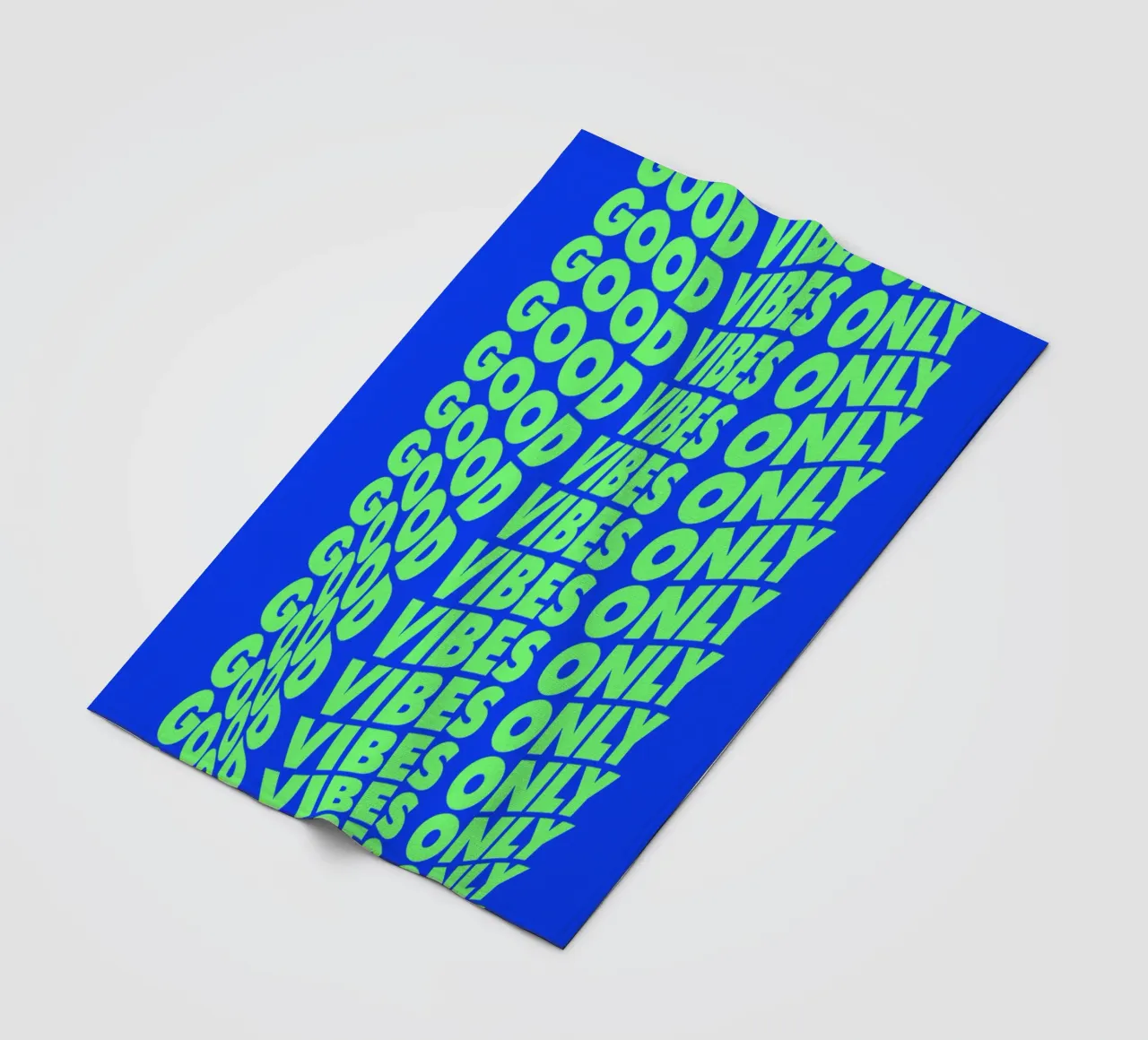 Good Vibes Only Modern Decorative Uplifting Typography Print fleece blanket by THE MOTIVATED TYPE