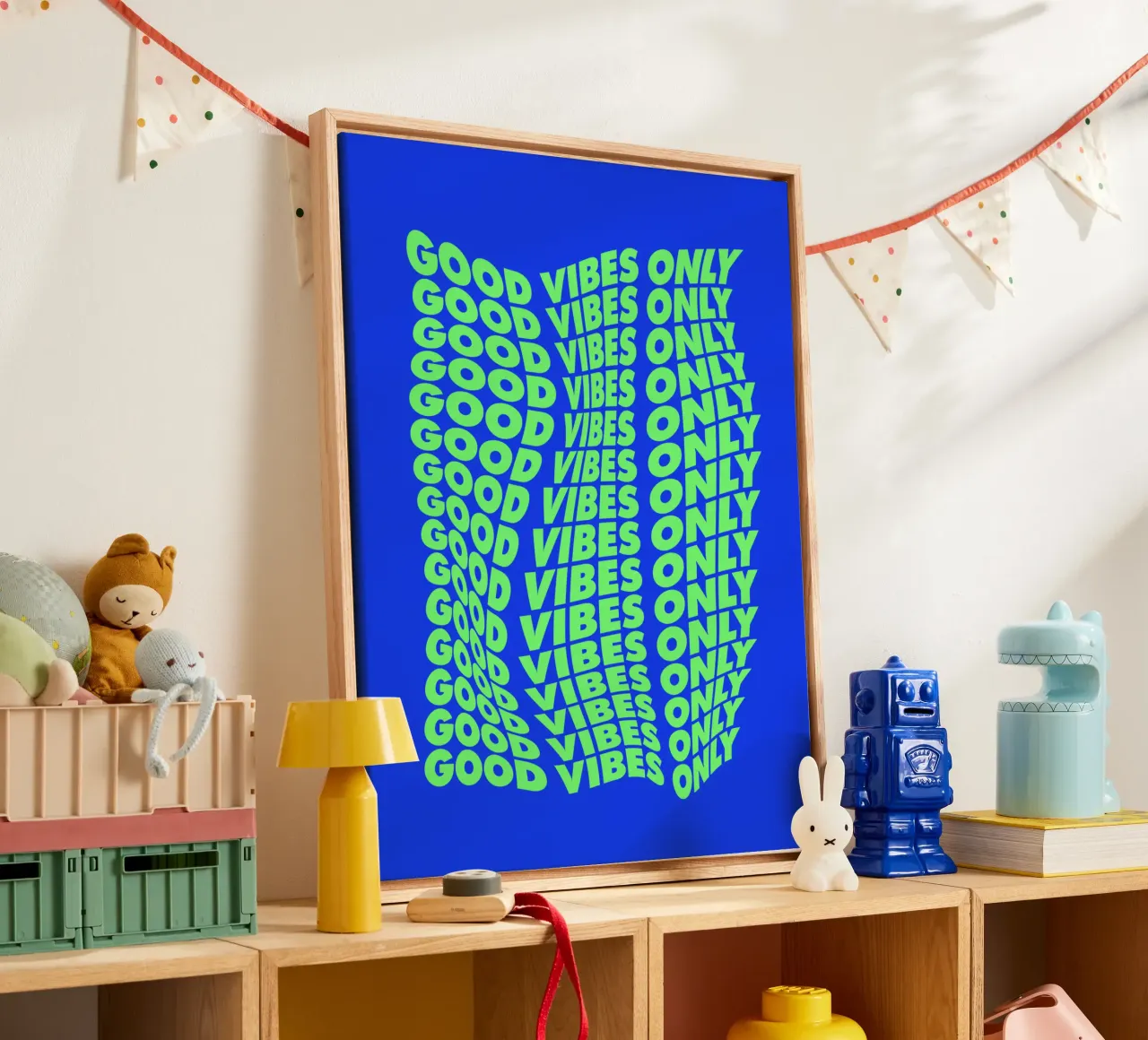 Good Vibes Only Modern Decorative Uplifting Typography Print canvas by THE MOTIVATED TYPE