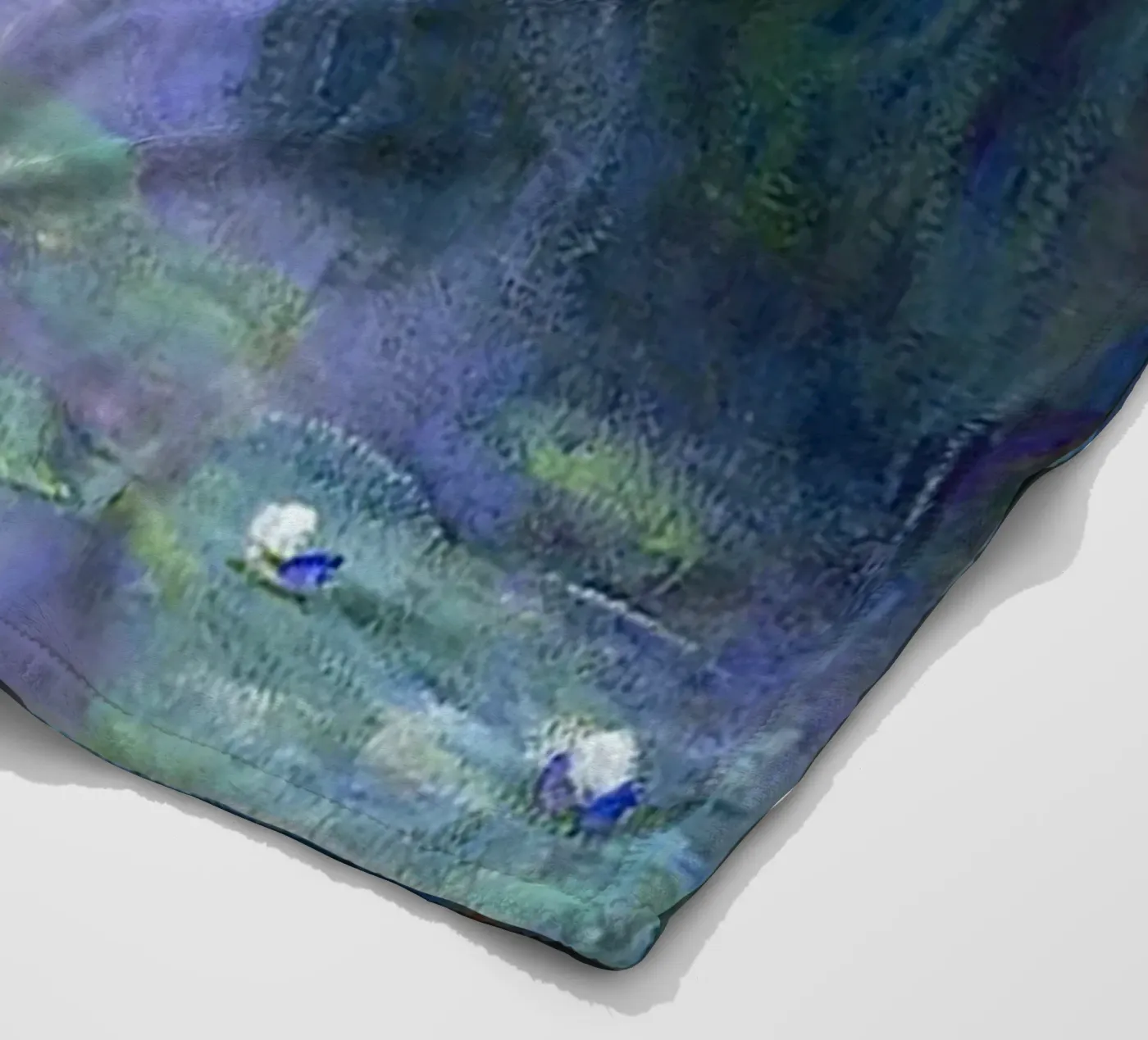 Monet fleece blanket by Trending Art Company