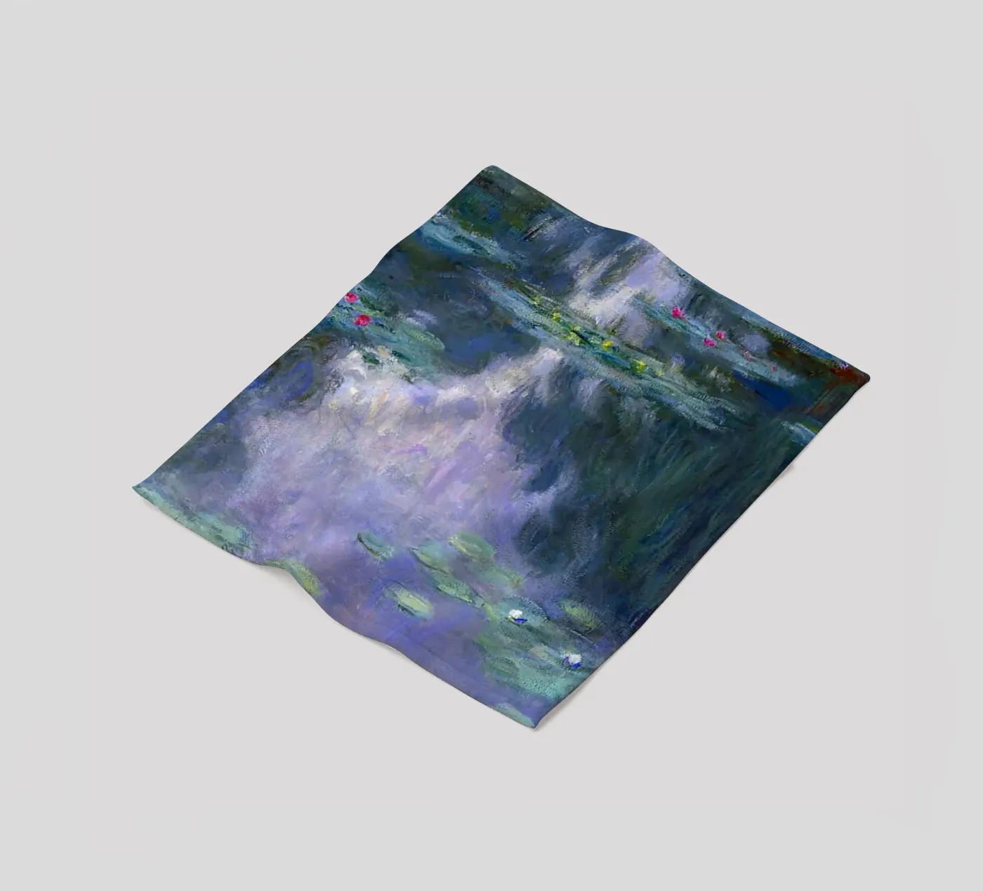 Monet fleece blanket by Trending Art Company