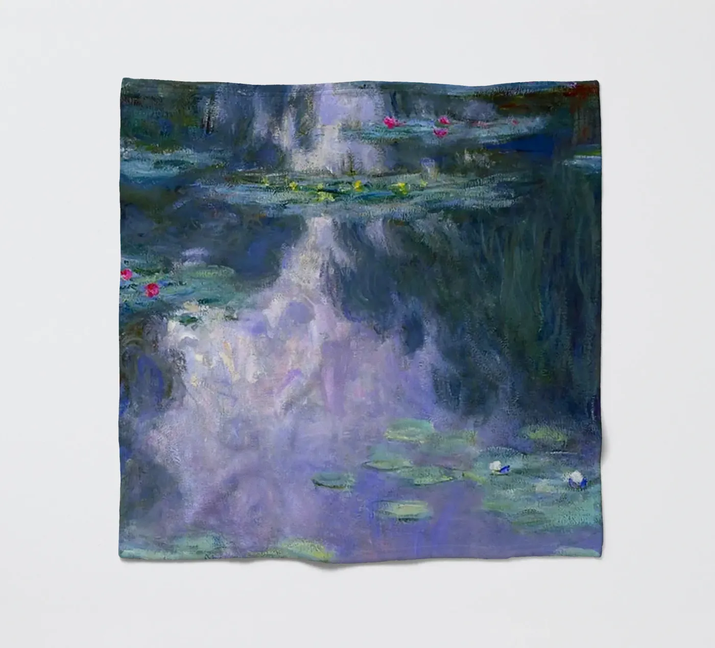Monet fleece blanket by Trending Art Company