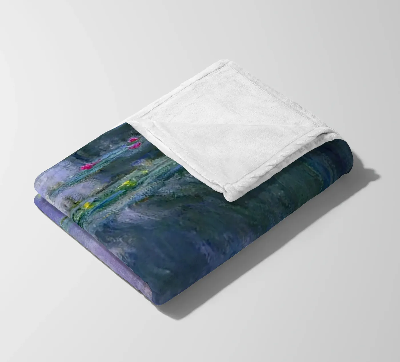 Monet Fleecedecke von Trending Art Company