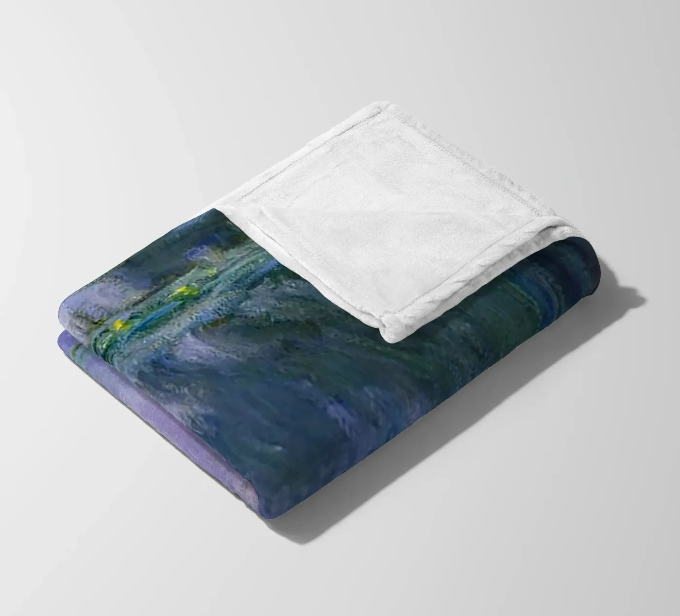 Monet Fleecedecke von Trending Art Company