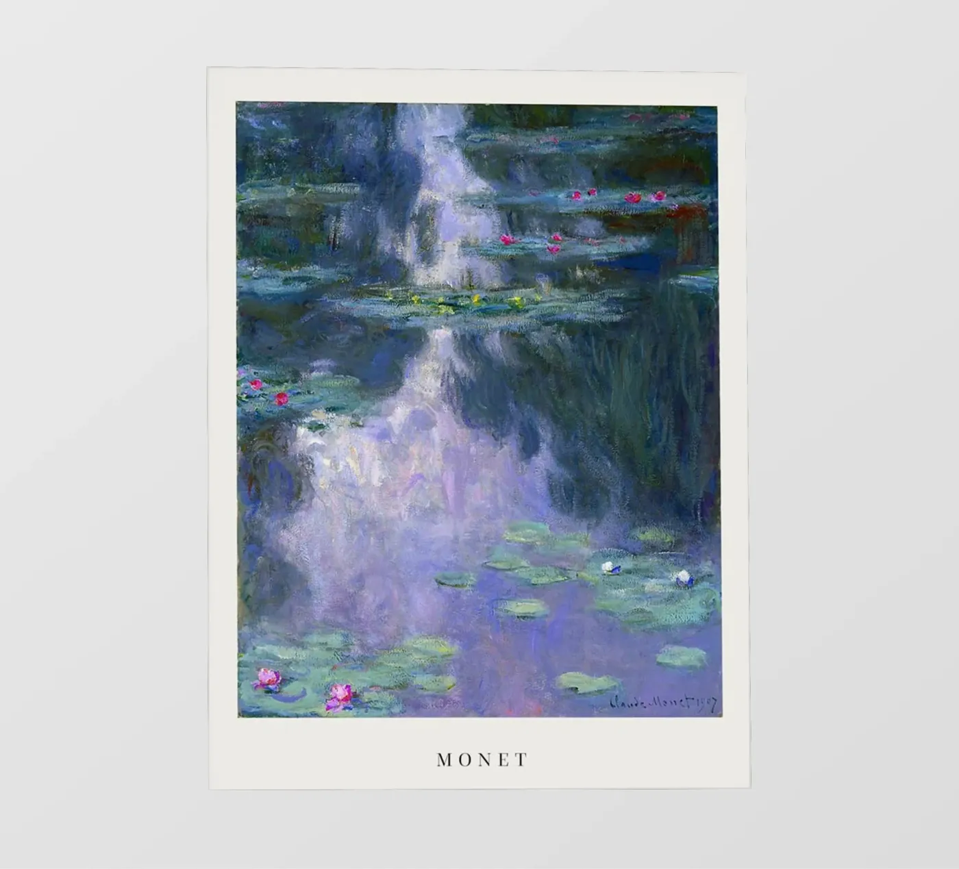 Monet pellicola backlit da Trending Art Company