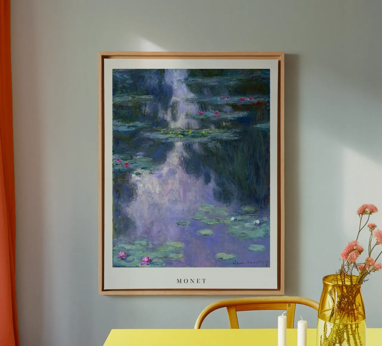 Monet tela con Cornice a cassetta da Trending Art Company