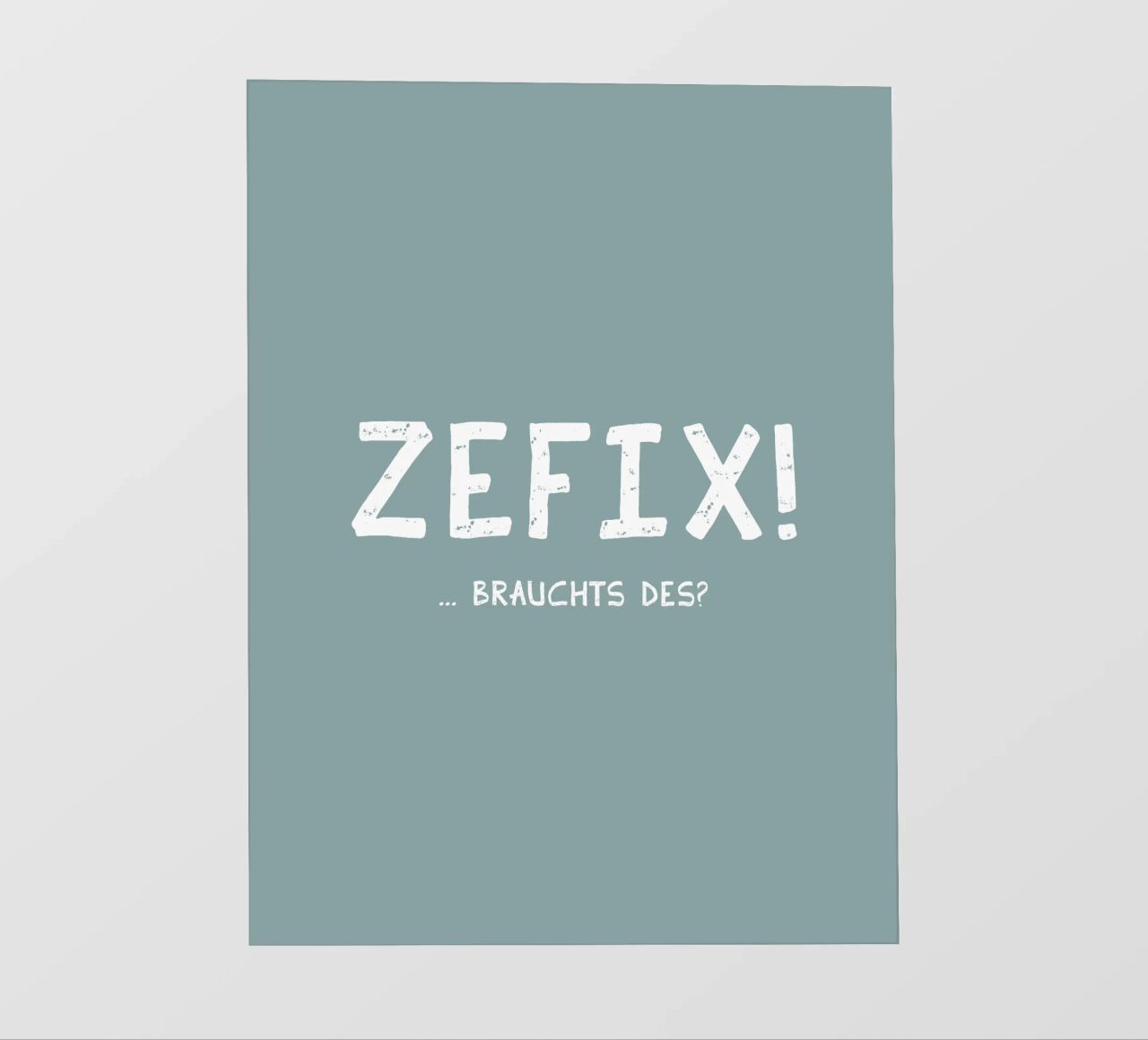Zefix! pellicola backlit da Made in Bavaria