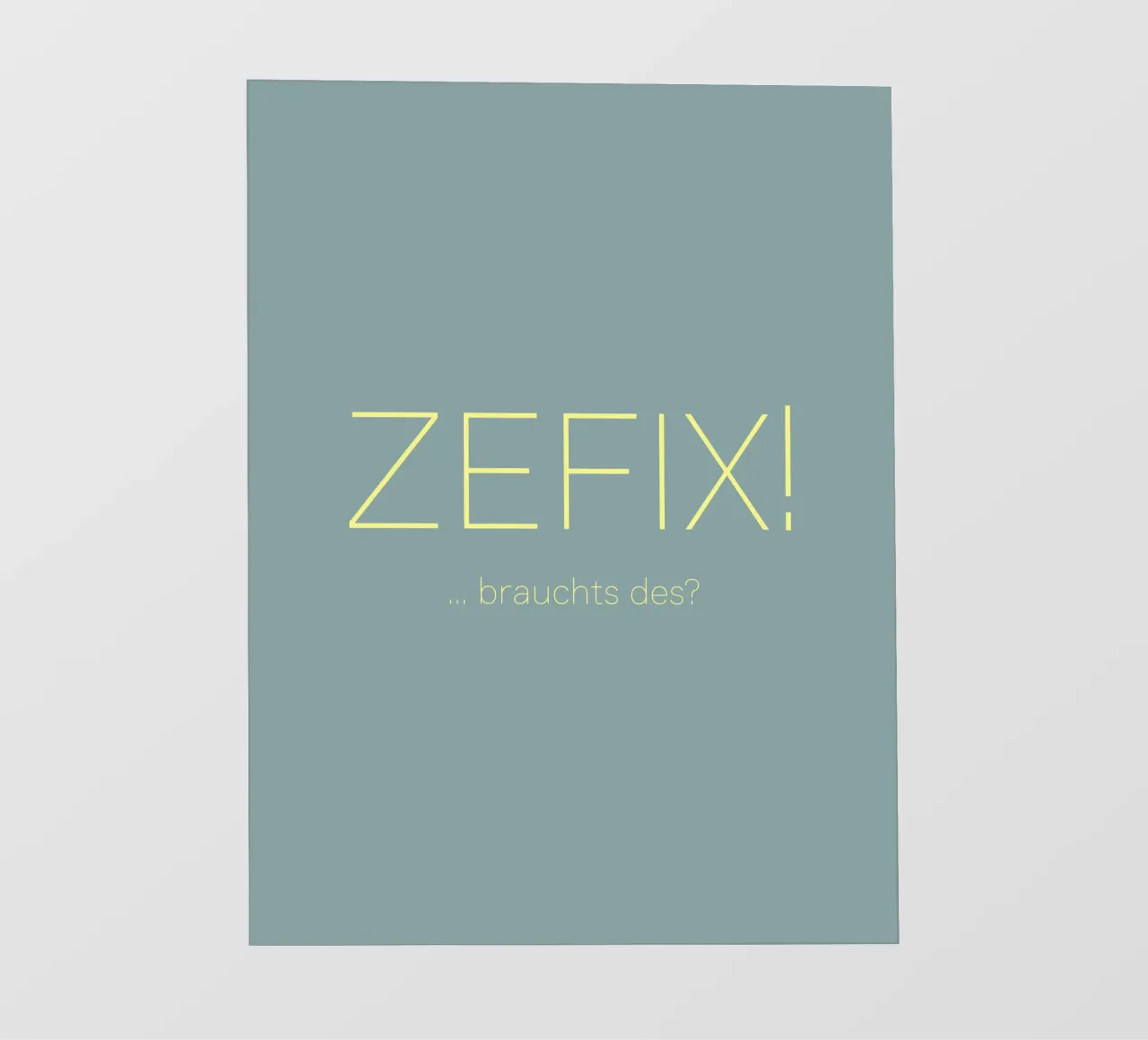 Zefix! telo in pvc da Made in Bavaria