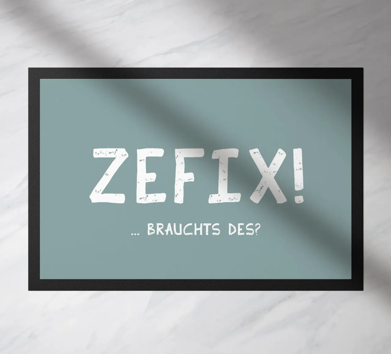 Zefix! deurmat van Made in Bavaria