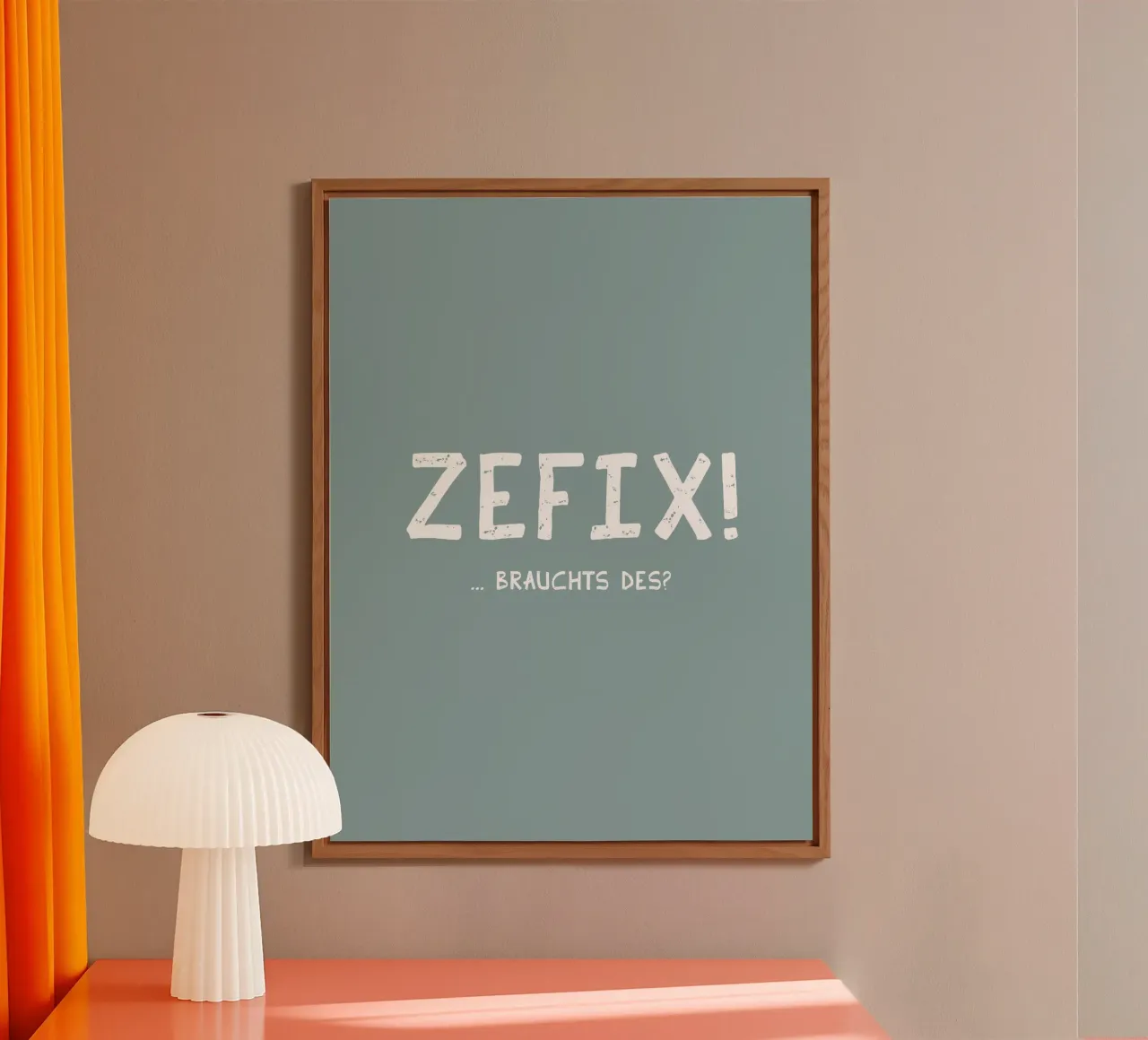 Zefix! alluminio dibond da Made in Bavaria