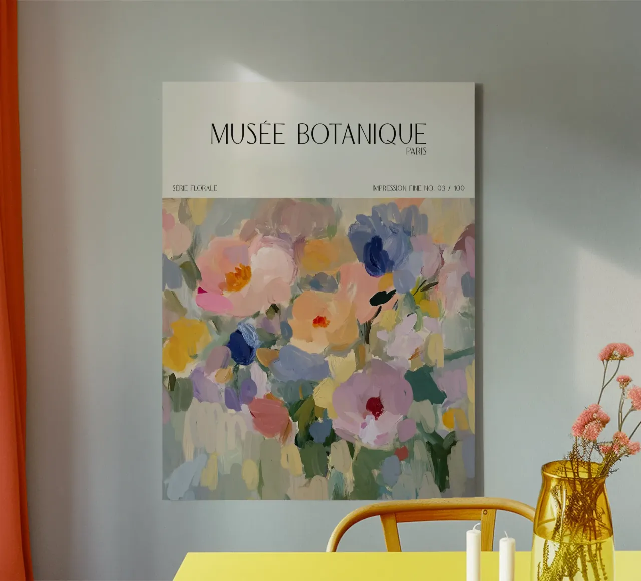 Musée Botanique No 31 canvas met Baklijst van treechild