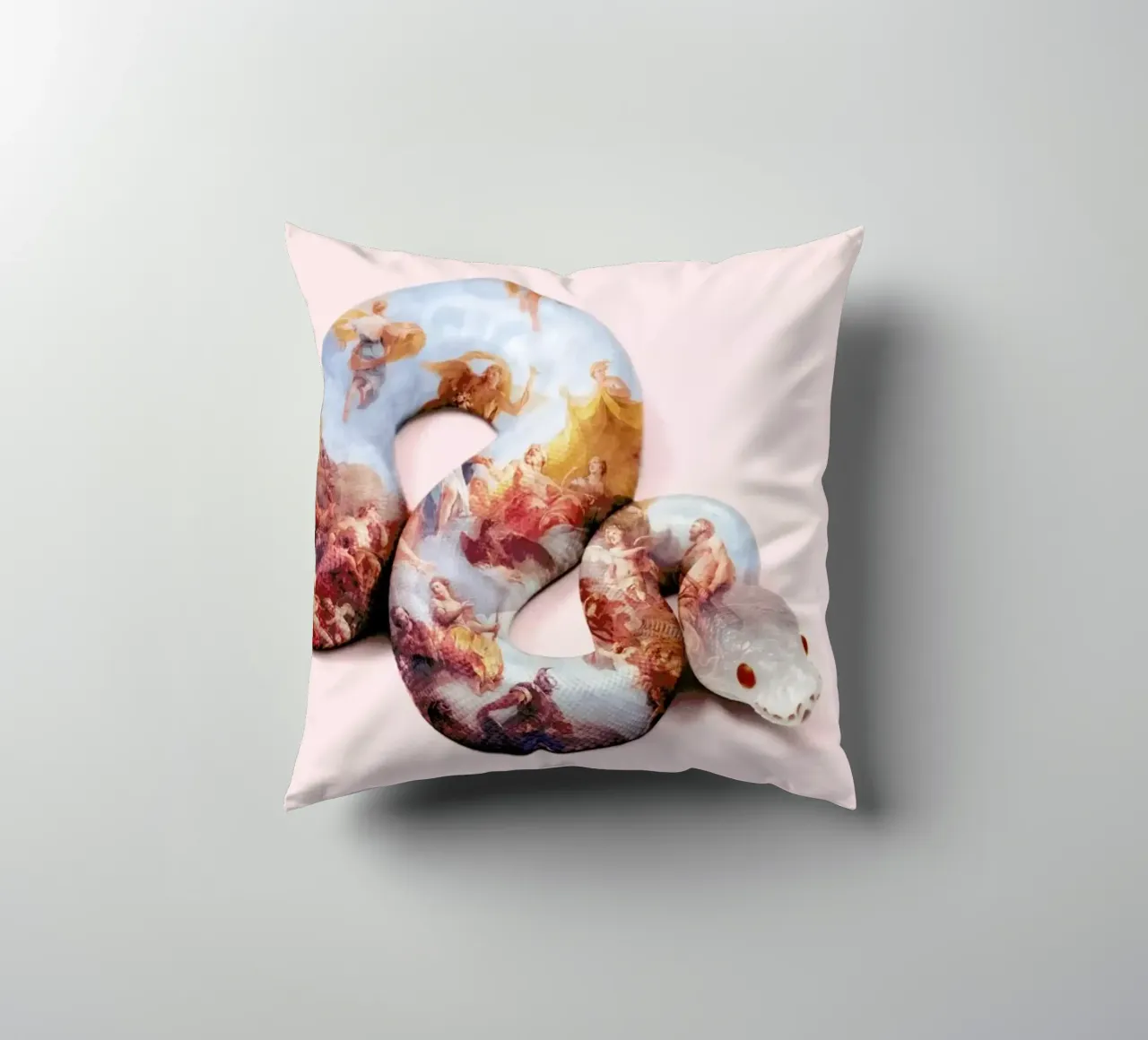 Snake Paint cuscino da Paul Fuentes Design