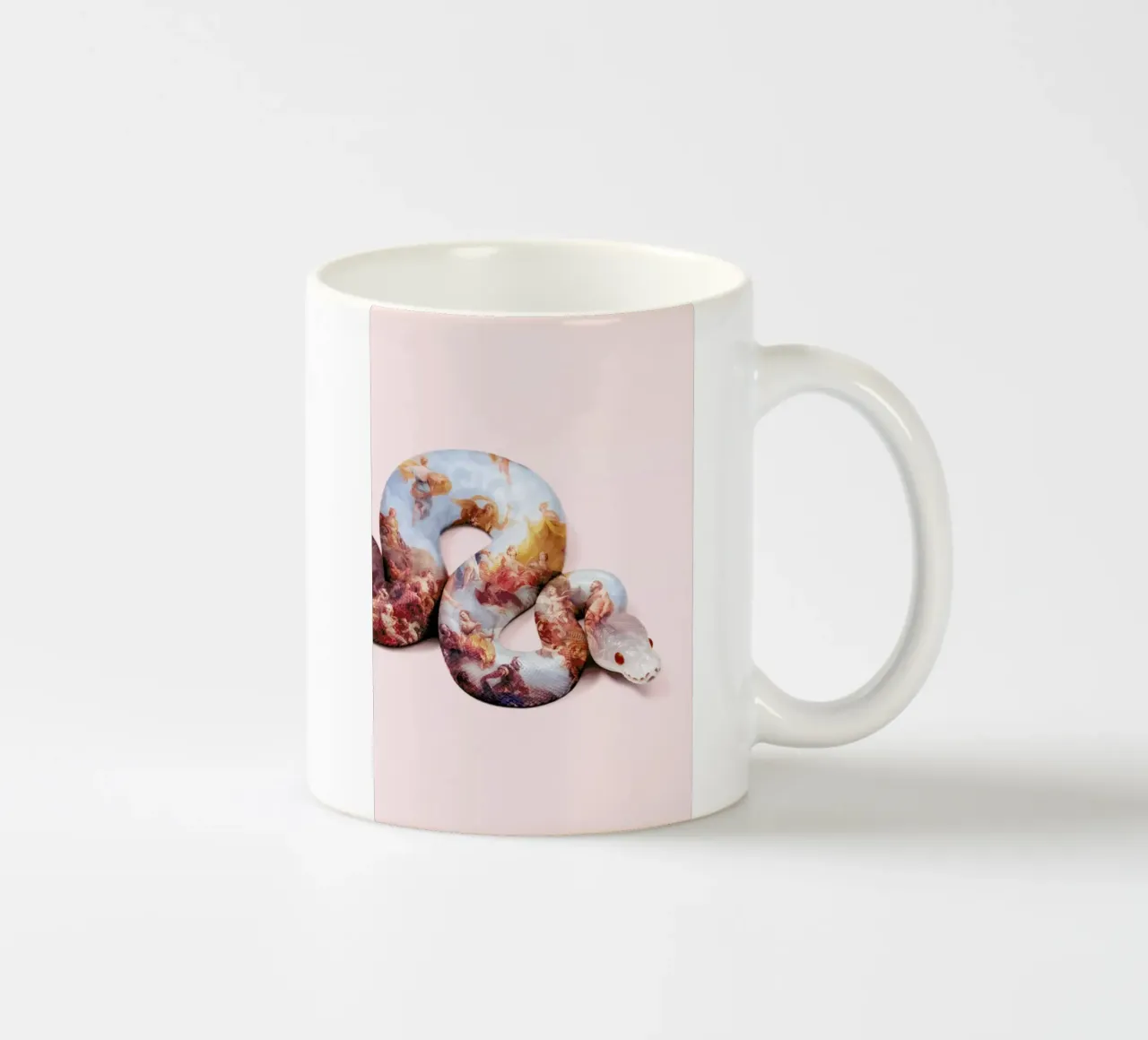 Snake Paint tazza in ceramica da Paul Fuentes Design