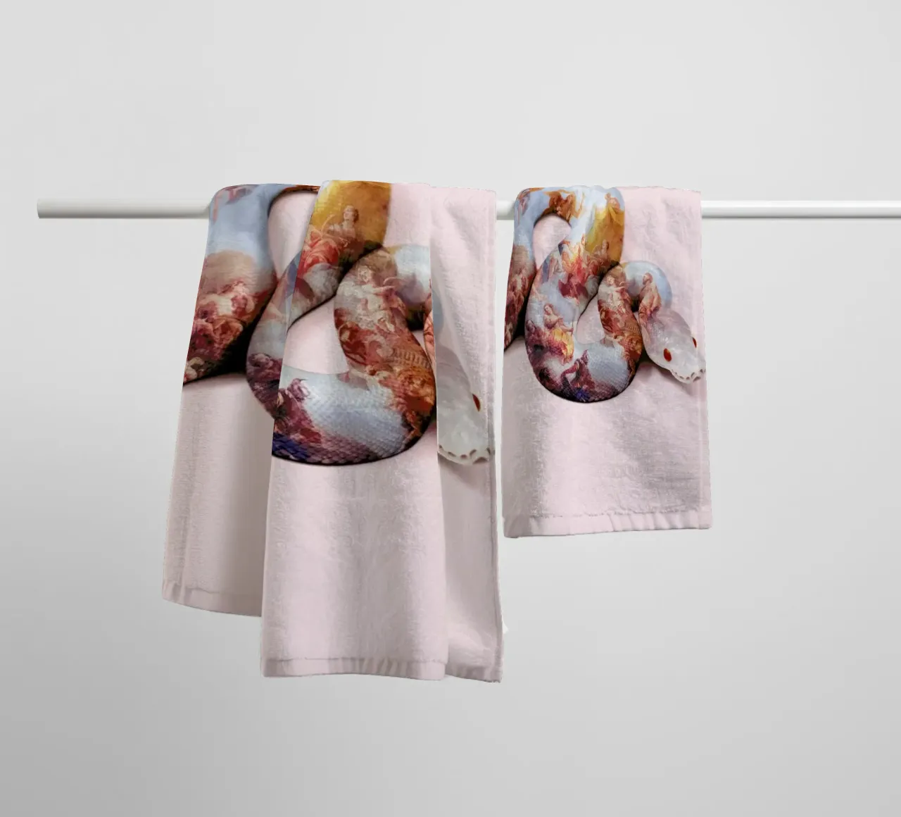 Snake Paint asciugamano da bagno da Paul Fuentes Design