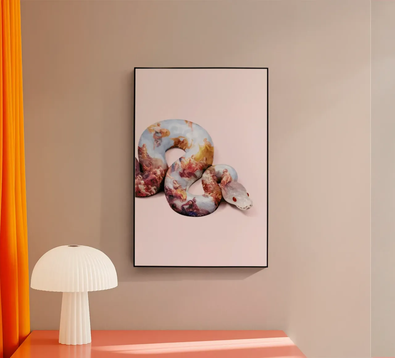 Snake Paint plexiglass da Paul Fuentes Design