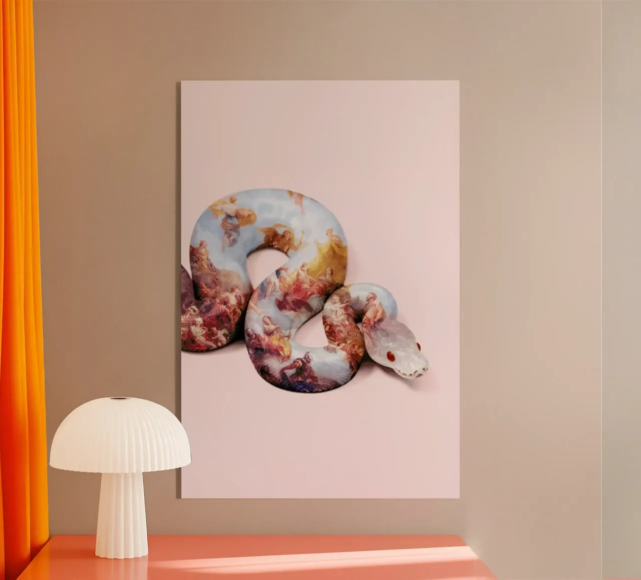 Snake Paint plexiglass da Paul Fuentes Design