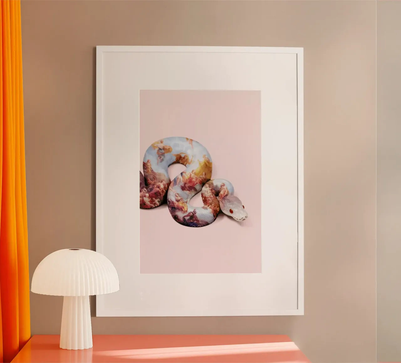 Snake Paint poster da Paul Fuentes Design