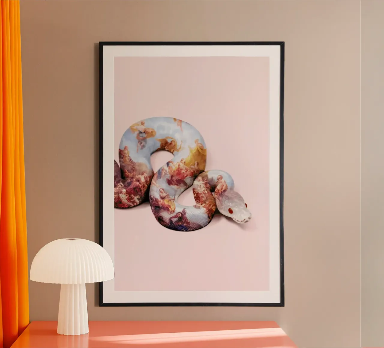 Snake Paint poster da Paul Fuentes Design