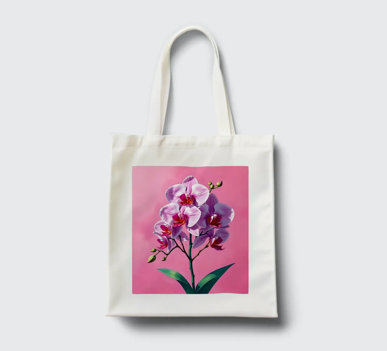 Stile_orchidea_C_2 borsa in juta da Farb- und Blütenzauber by LK