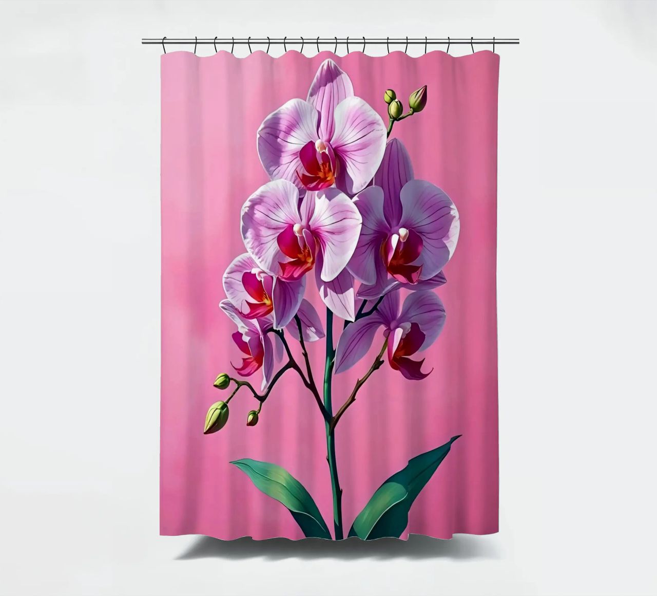 Stile_orchidea_C_2 tenda da doccia da Farb- und Blütenzauber by LK