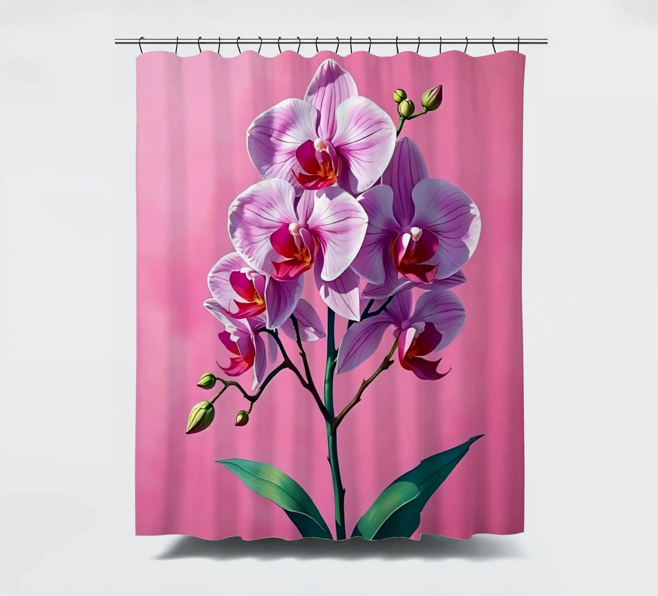 Stile_orchidea_C_2 tenda da doccia da Farb- und Blütenzauber by LK