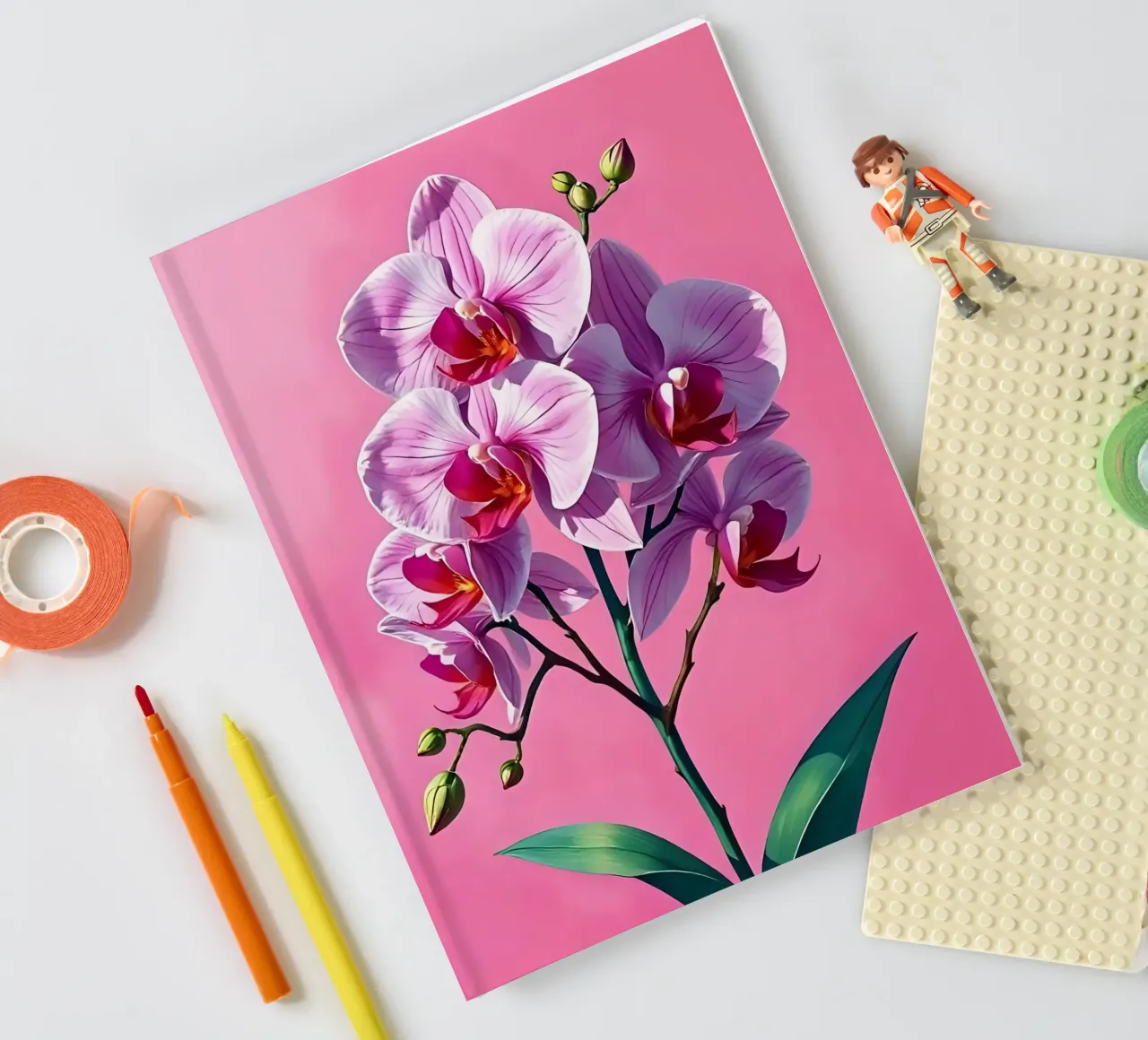 Orchidée_style_C_2 carnet de notes de Farb- und Blütenzauber by LK
