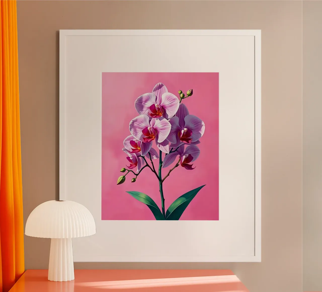 Orchideeënstijl_C_2 hahnemühle van Farb- und Blütenzauber by LK