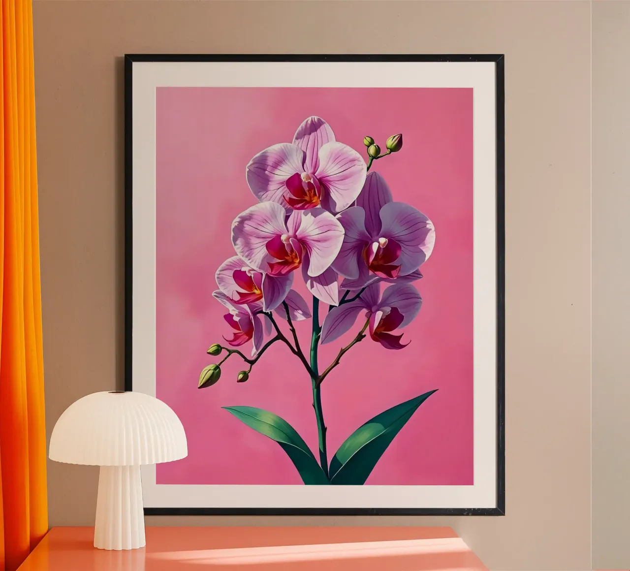 Orchideeënstijl_C_2 hahnemühle van Farb- und Blütenzauber by LK